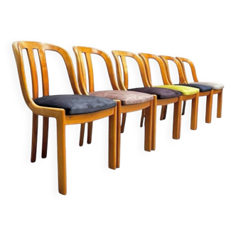 Ensemble de 6 chaises vintage