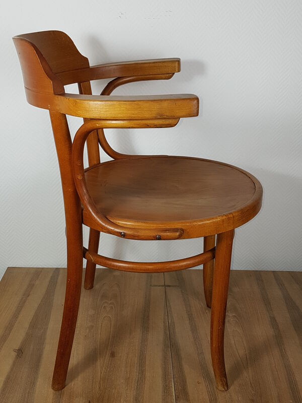 fauteuil ancien en bois courbé 1930/1950