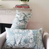 Set of 2 luxury fabric cushion covers