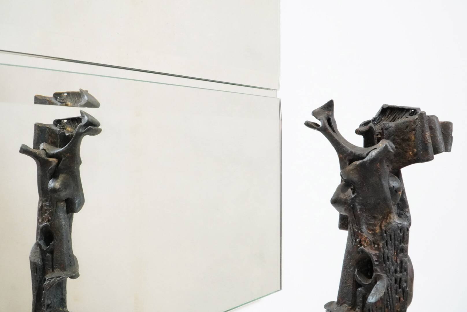 Roger Bonduel, Rare Abstract Bronze Sculpture