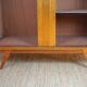 Vintage 2-door wardrobe from the 1950s with compass feet, easy assembly