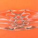 1970s Fruit bowl / Centrepiece transparent glass