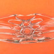 1970s Fruit bowl / Centrepiece transparent glass