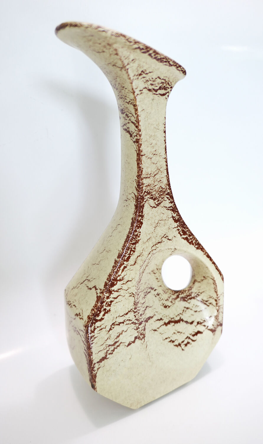 Modernist vase by Roberto Rigon for Bertoncello 1960-70