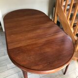 Table scandinave Samcom design Arne Hovmand Olsen Danemark, années 60