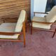 Scandinavian armchair Grete Jalk in teak, 50
