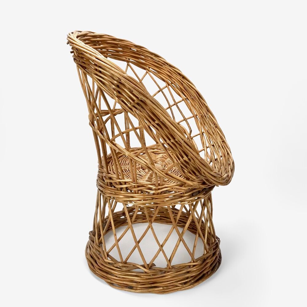 Children's wicker chair