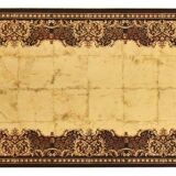 Coffee table in gilded brass