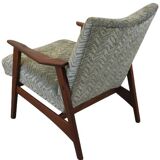 Vintage teak mid century armchair