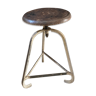 Old industrial workshop stool