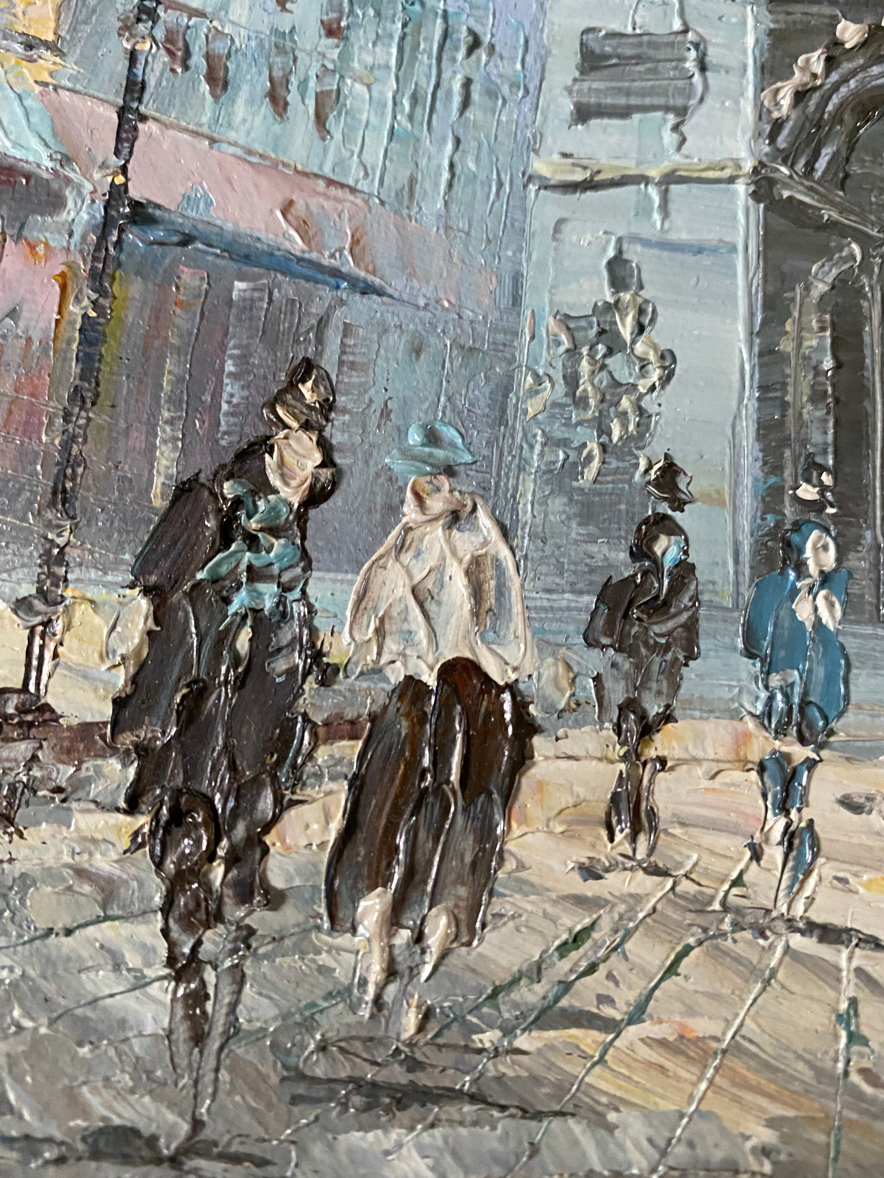 Oil on canvas signed Caroline Burnett