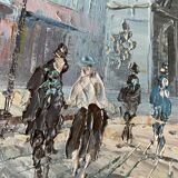 Oil on canvas signed Caroline Burnett