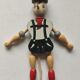 Articulated wooden puppet