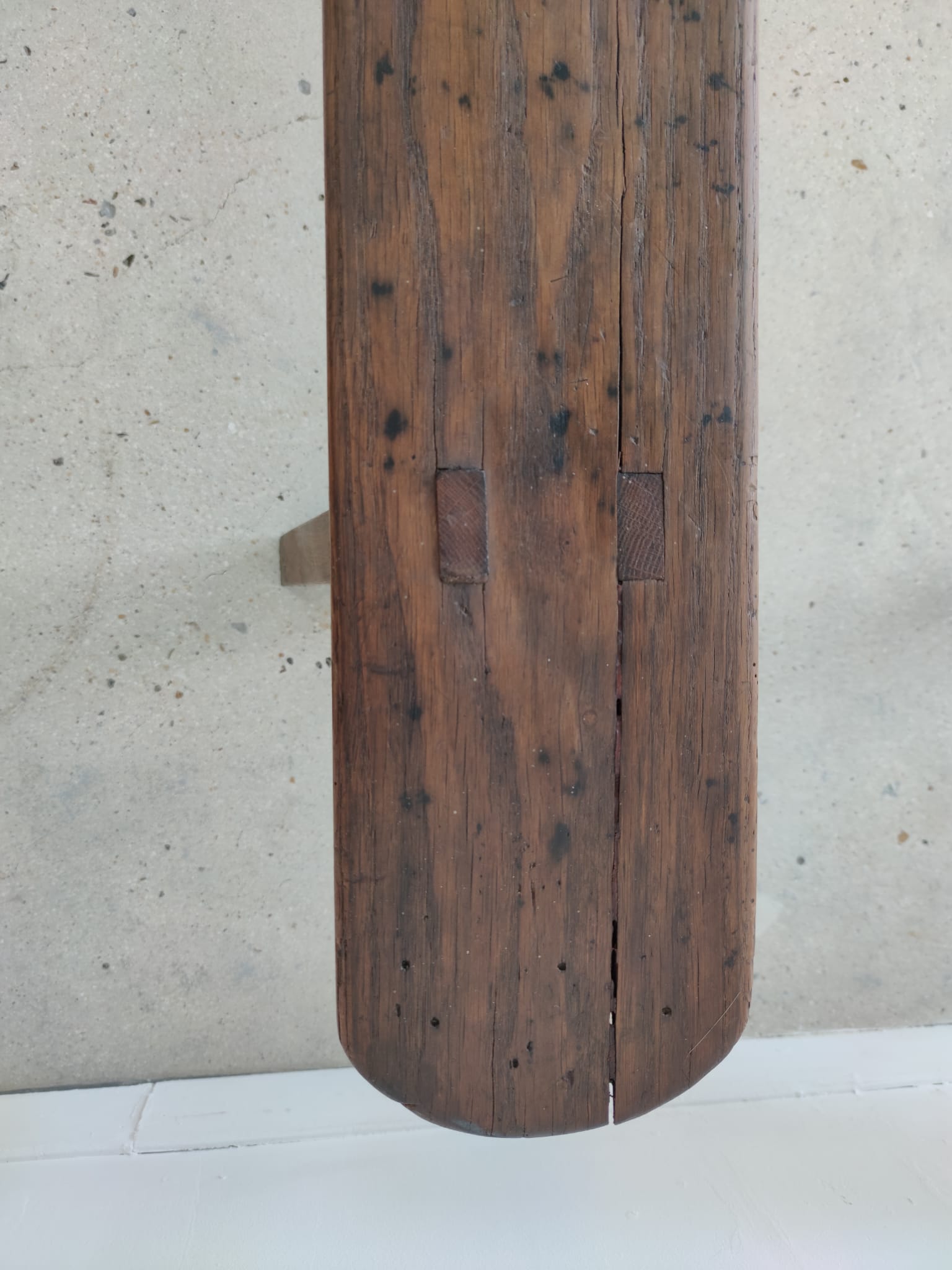 Pair of solid oak benches