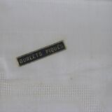 Nappe et ses huit serviettes vintage