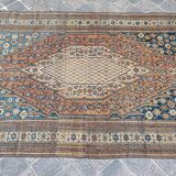 Tapis d'orient persan ancien fait main mazlahan 1,9 x 1,3 m