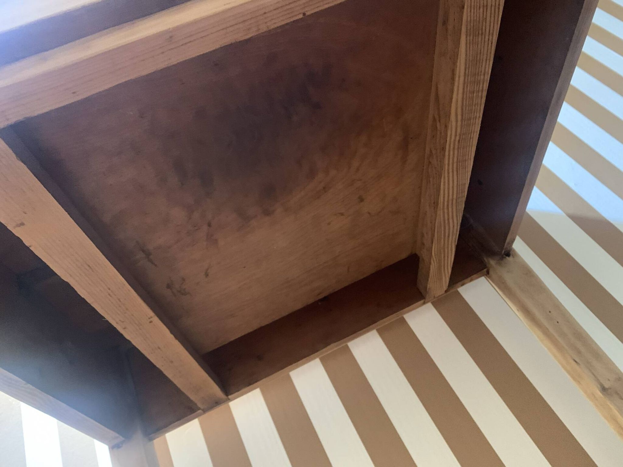 Solid wood desk, 1 drawer