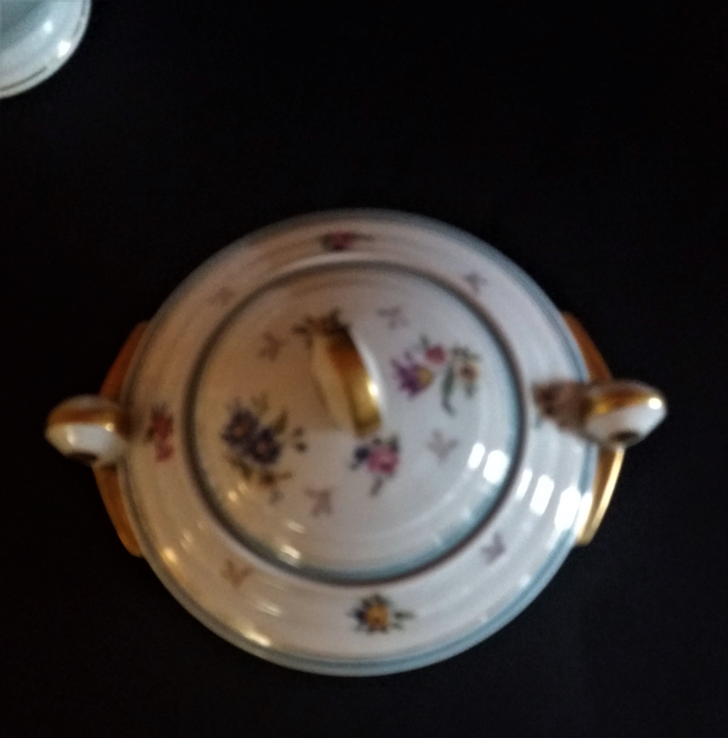 Porcelain coffee service of Limoges France era Art Deco