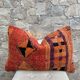 Housse de coussin berbère vintage en laine, coussin décoratif