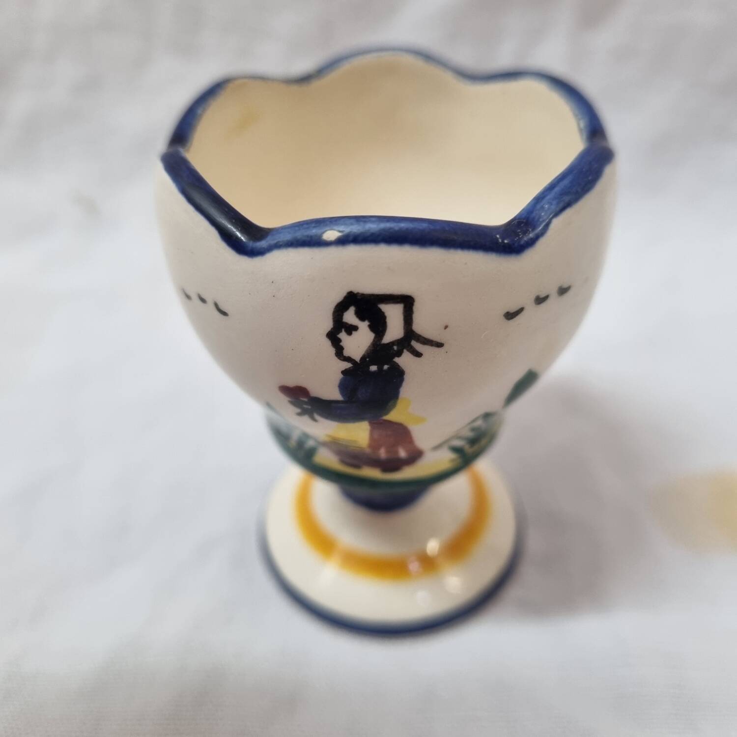 HB Henriot Quimper egg cup