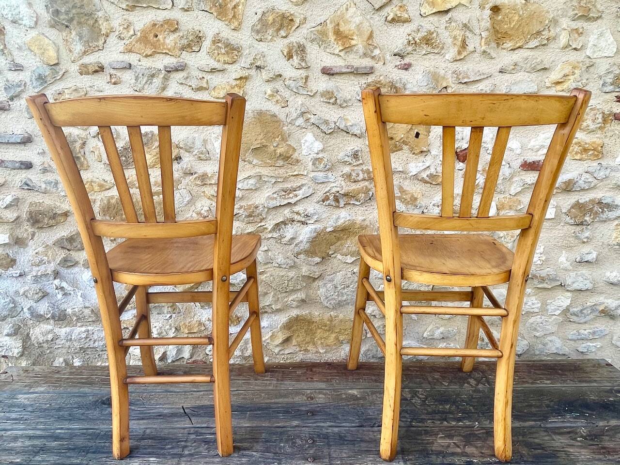 Pair of bistro chairs circa 50s/60s