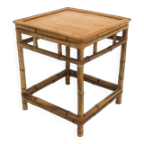Scandinavian rattan bedside table, Sweden, 1960