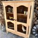 Vitrine / Vaisselier bois massif rénové
