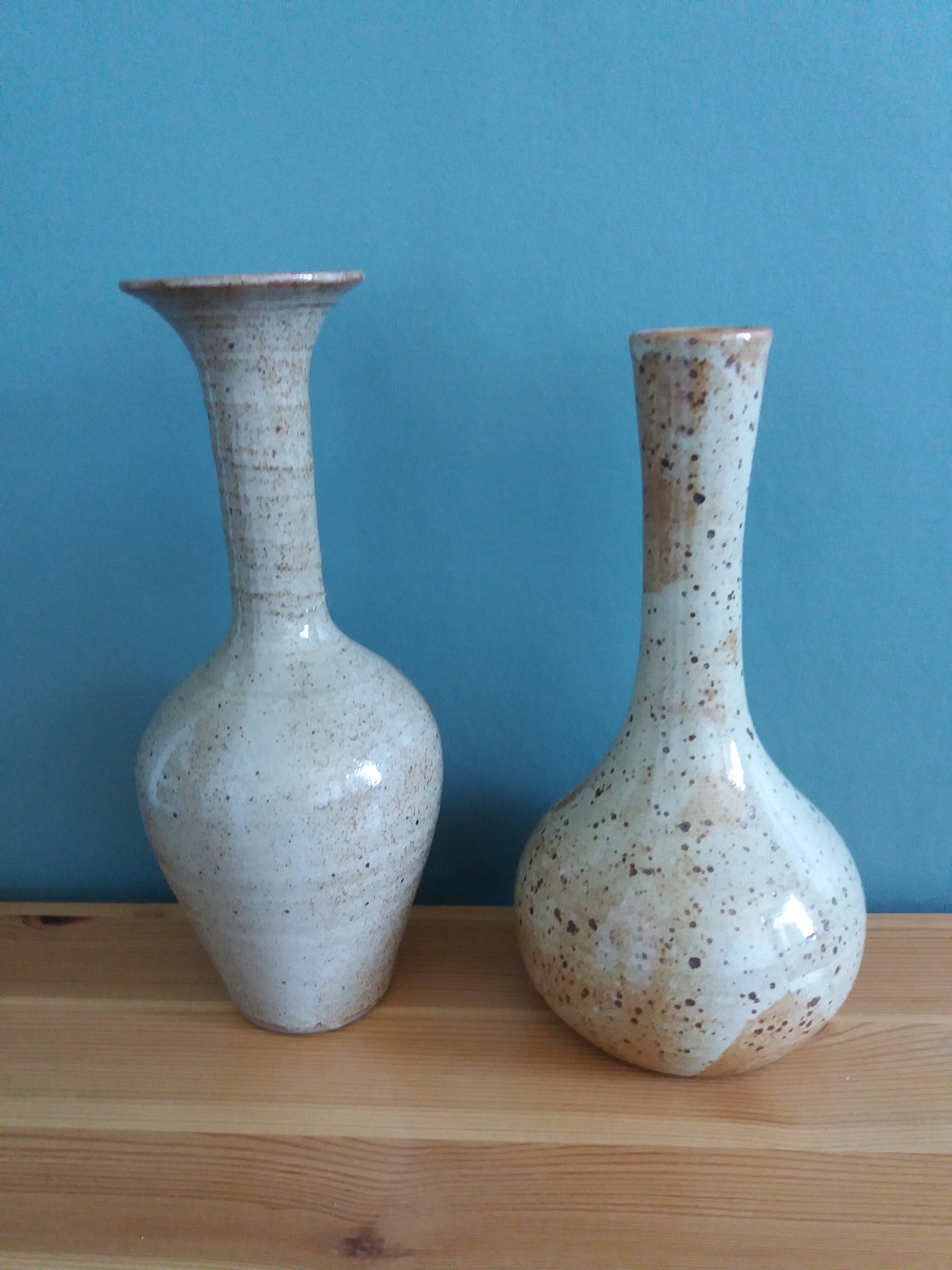 Stoneware vases