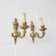 Bronze wall lamps