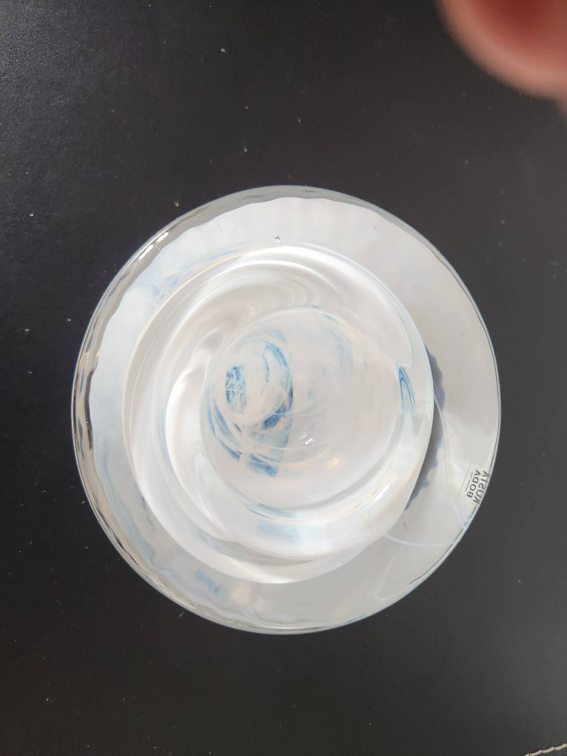 Kosta Boda glass blown catchall