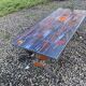 1960s enameled ceramic coffee table