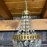 Antique hot air balloon chandelier with tassels