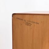Petit buffet danois Mid-Century en teck par H.P. Hansen, années 1950