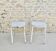 Pair of Mobilor chairs, in metal and wood