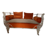 Antique iron bench