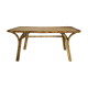 Table en rotin vintage