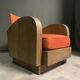 1920's art deco lounge chair