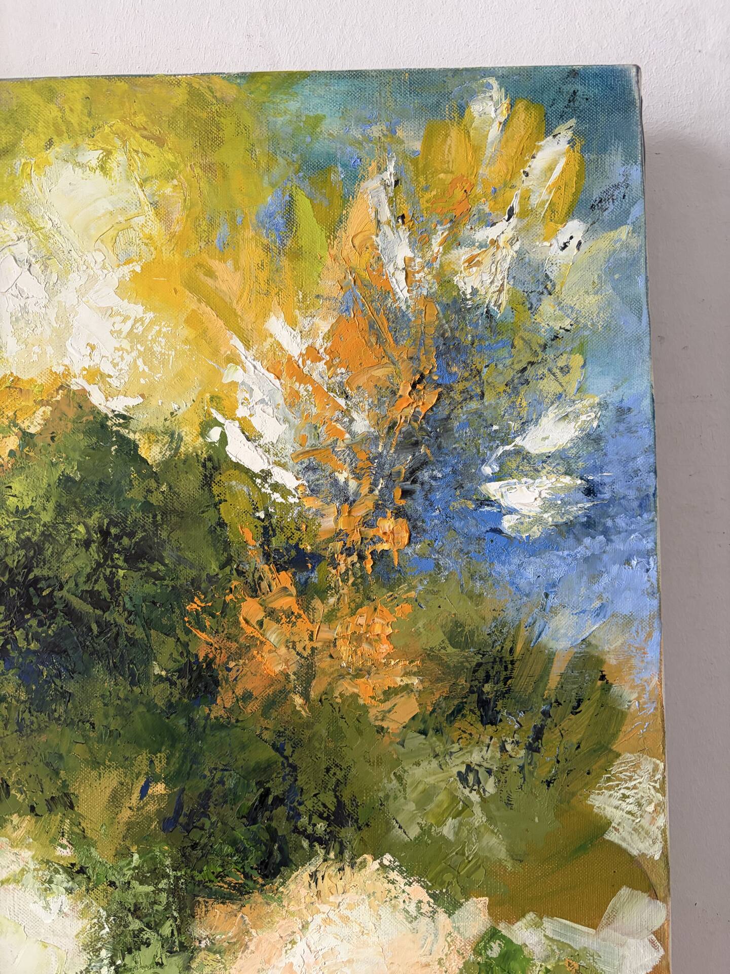 "June Bouquet", oil on canvas signed Bottini