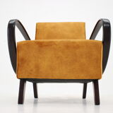 1950s Jindrich Halabala Restored Armchair, Czechoslovakia
