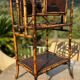 Natural Bamboo Magazine Racks, Stained, 19th Century Period