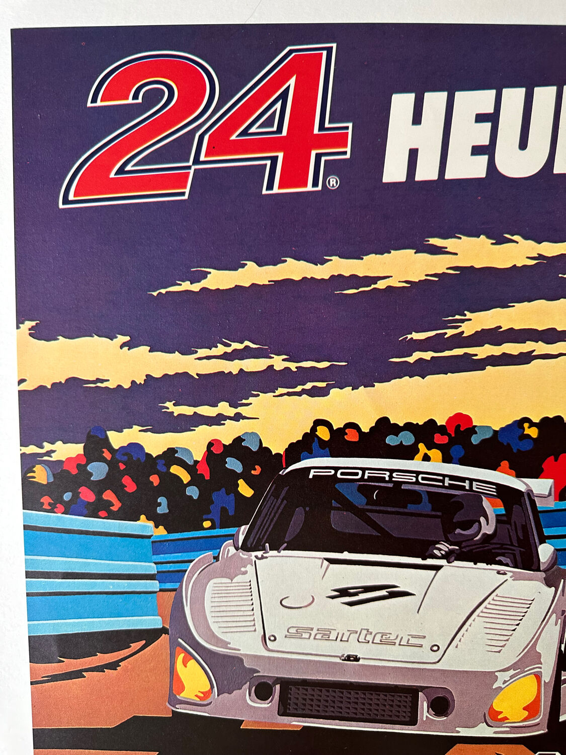 Original poster of Pascarel 24 Hours of Le Mans 1980
