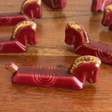 8 horse knife holders