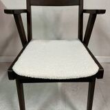 Bridge armchair in new French terry fabric