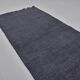 Tapis en chanvre noir vintage sku3956