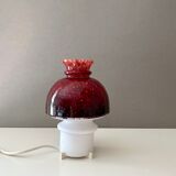 Mushroom lamp by Limburg Glashütte