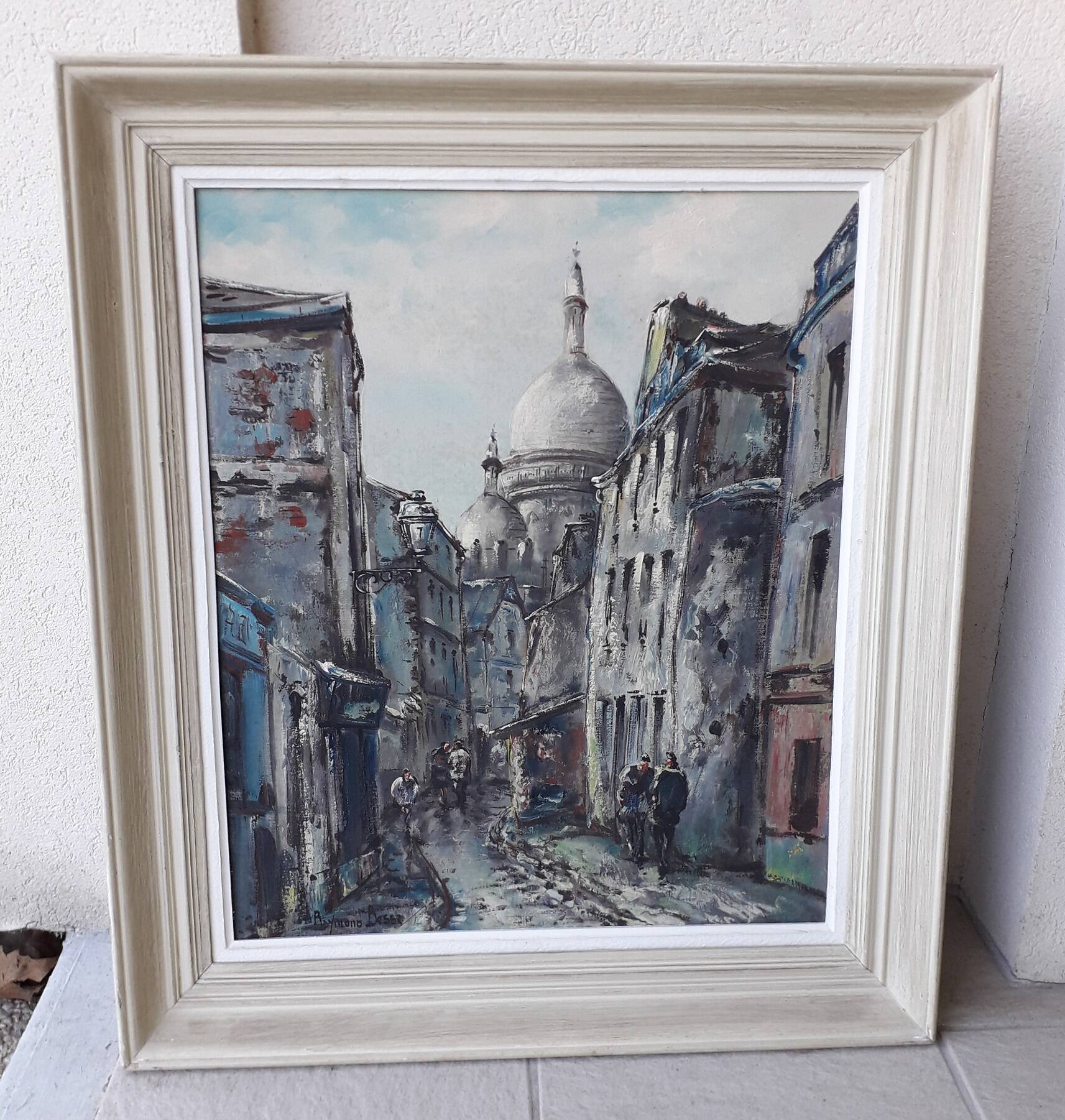 Painting table Montmartre Paris Raymond Besse