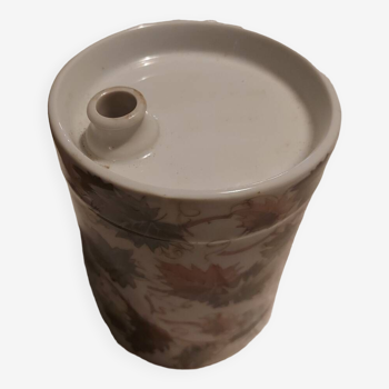 Flacon ou réservoir en porcelaine de Limoged