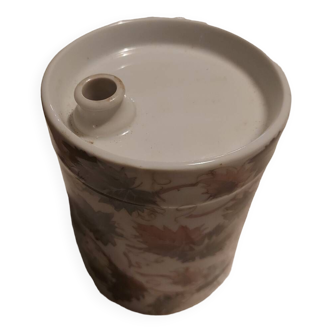 Limoged porcelain bottle or reservoir