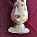 Glass Flower Vase with Inner Mercury Deposition Layer