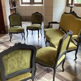 Napoleon III bench and chairs